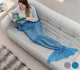 Mermaid Tail Blanket, Hand Crochet Snuggle Mermaid, All Seasons Seatail Sleeping Bag Blanket (KASORP) - KASORP SHOP