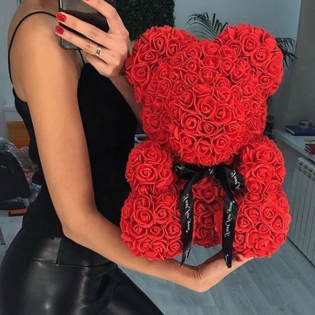Rose Teddy Bear