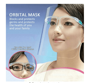 Safety Face Protective Mask Transparent Clear Plastic Glass Face Shields