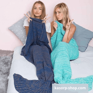 Mermaid Tail Blanket for Kids and Adults - KASORP SHOP
