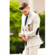 Ivory white men's suit custom - KASORP SHOP