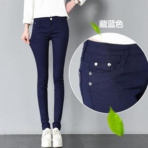 Street Fashion Skinny Jeans - KASORP SHOP