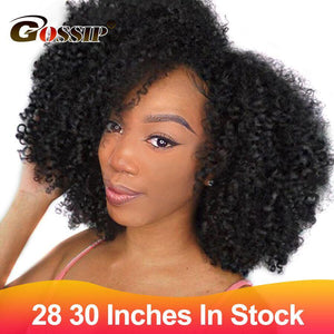 30 Inch In Stock Brazilian Hair Weave Bundles Afro 100% Real Human Hair - KASORP SHOP