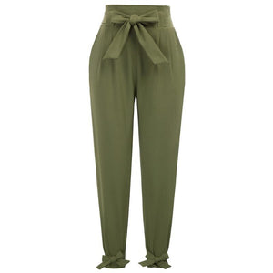 Women's Pants Slim Casual with Pockets - KASORP SHOP