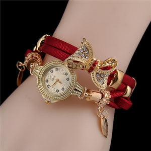 MINHIN Butterfly Retro Bracelet Lovely Wedding Quartz Wristwatch Female - KASORP SHOP