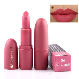 New MISS ROSE Lipstick Matte Waterproof Velvet  18 Colors - KASORP SHOP