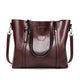 ACELURE Oil wax Women's Leather Handbags Luxury - KASORP SHOP