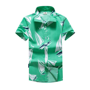 Mens Hawaiian Shirt Short Sleeve - KASORP SHOP
