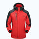Men's Mountain Hooded Waterproof Ski Jacket Solid Windproof Rain lightweight - KASORP SHOP