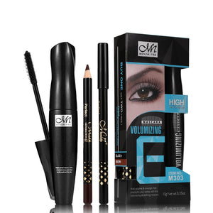 Daily Use Makeup Kit Maquiagem Mascara+ 2 Colors Eyeliner Pencil - KASORP SHOP