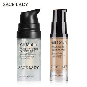 SACE LADY Face Makeup Set Matte Foundation Primer - KASORP SHOP