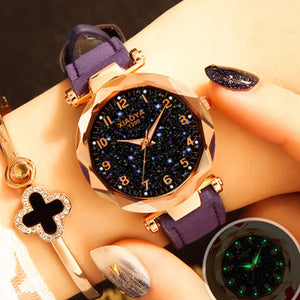 Luxury Starry Sky Women Quartz Wristwatch - KASORP SHOP