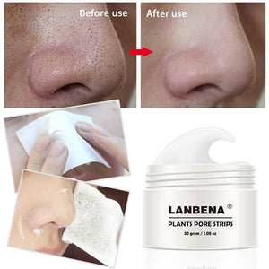 60pcs paper LANBENA Blackhead Remover Nose Mask - KASORP SHOP