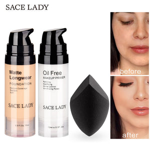 SACE LADY Professional Makeup Set Matte Foundation - KASORP SHOP