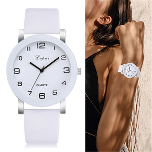 Lvpai Brand Quartz Watches For Women Luxury White Bracelet - KASORP SHOP
