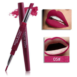 14 Color Double-end Lipstick Pencil Waterproof - KASORP SHOP