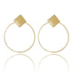 Fashion Statement Big Geometric earrings For Women - KASORP SHOP