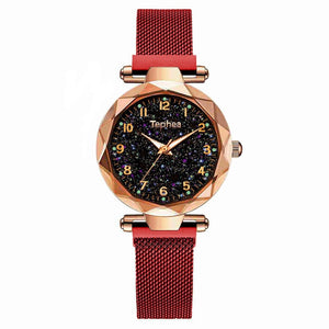 Magnetic Starry Sky Wrist Watch For Ladies - KASORP SHOP