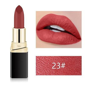 Lipstick Matte Waterproof Make Up Long Lasting Lip Stick 42 Colors Easy To Wear - KASORP SHOP
